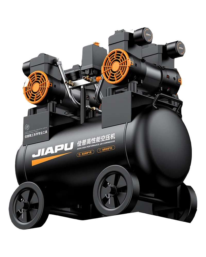 Безмасляный воздушный компрессор 15L25L40L3180W для домашнего ремонта портативный шин