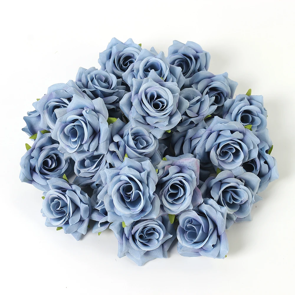 

Искусственные розы из шелка, 5/10 шт., 6 см