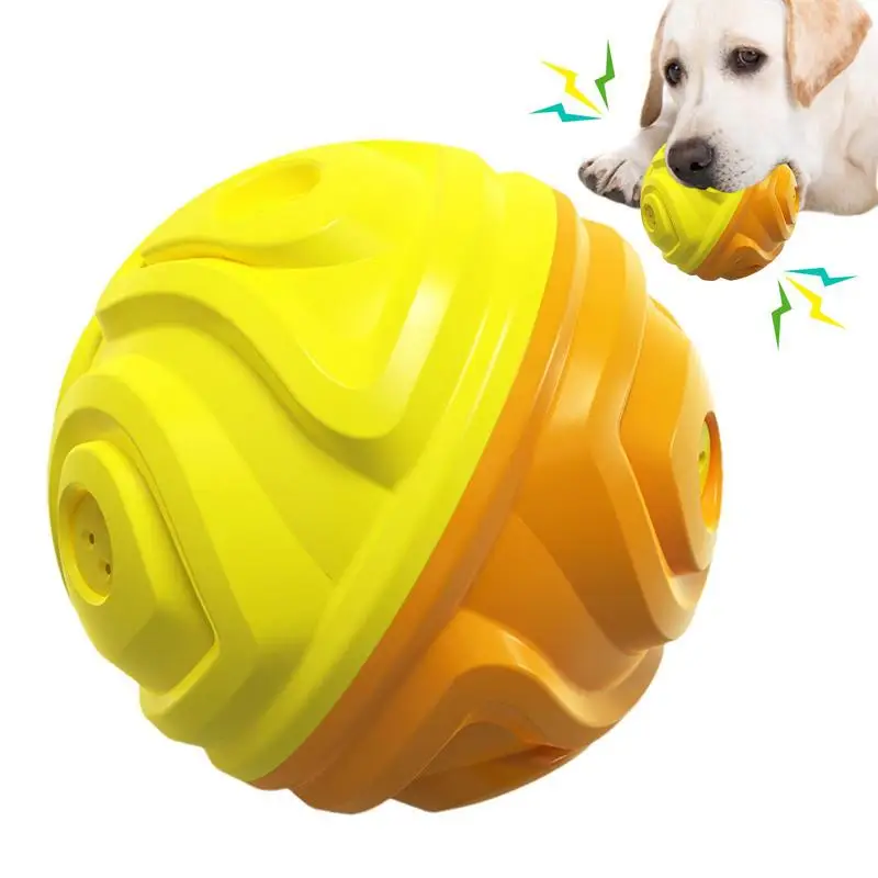 

Interactive Giggle Ball For Dogs Fun Squeaky Dog Toy Ball Rolling Ball Toys For Dogs Pet Supplies For Playing Training Cleaning