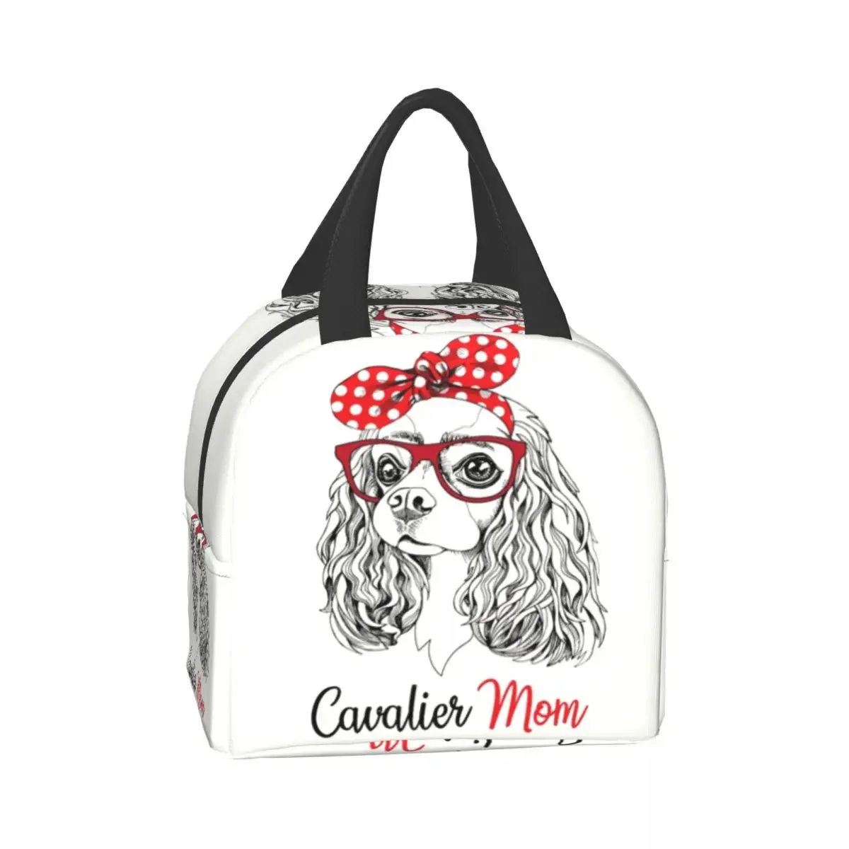 Портативный Ланч-бокс Cavalier King Spaniel для женщин водонепроницаемый