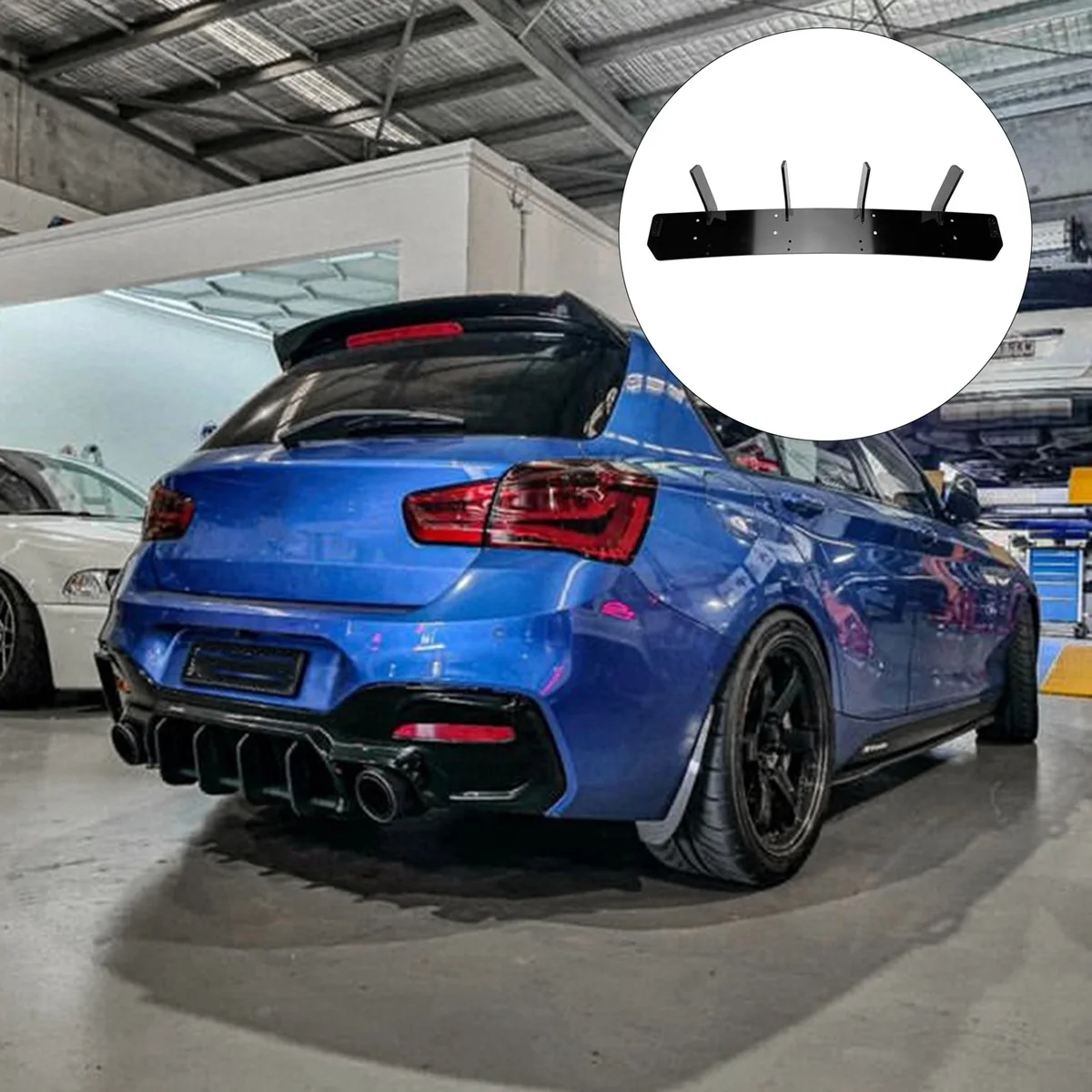 Задний бампер диффузор спойлер губа ДЛЯ BMW 1 серии F20 LCI M140I M Tech Sport 2015-2019