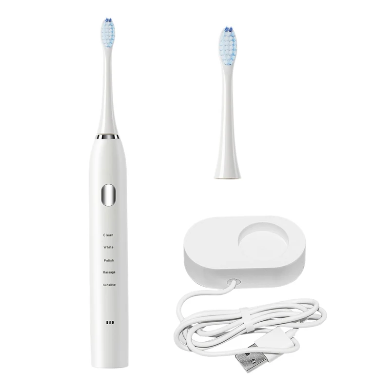 

Electric Toothbrush Powerful Cleaning Rechargeable Toothbrush IPX7 Waterproof Included Toothbrush