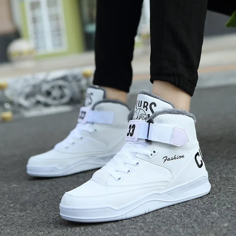 Мужская повседневная обувь осенние новые зимние высокие уличные роскошные