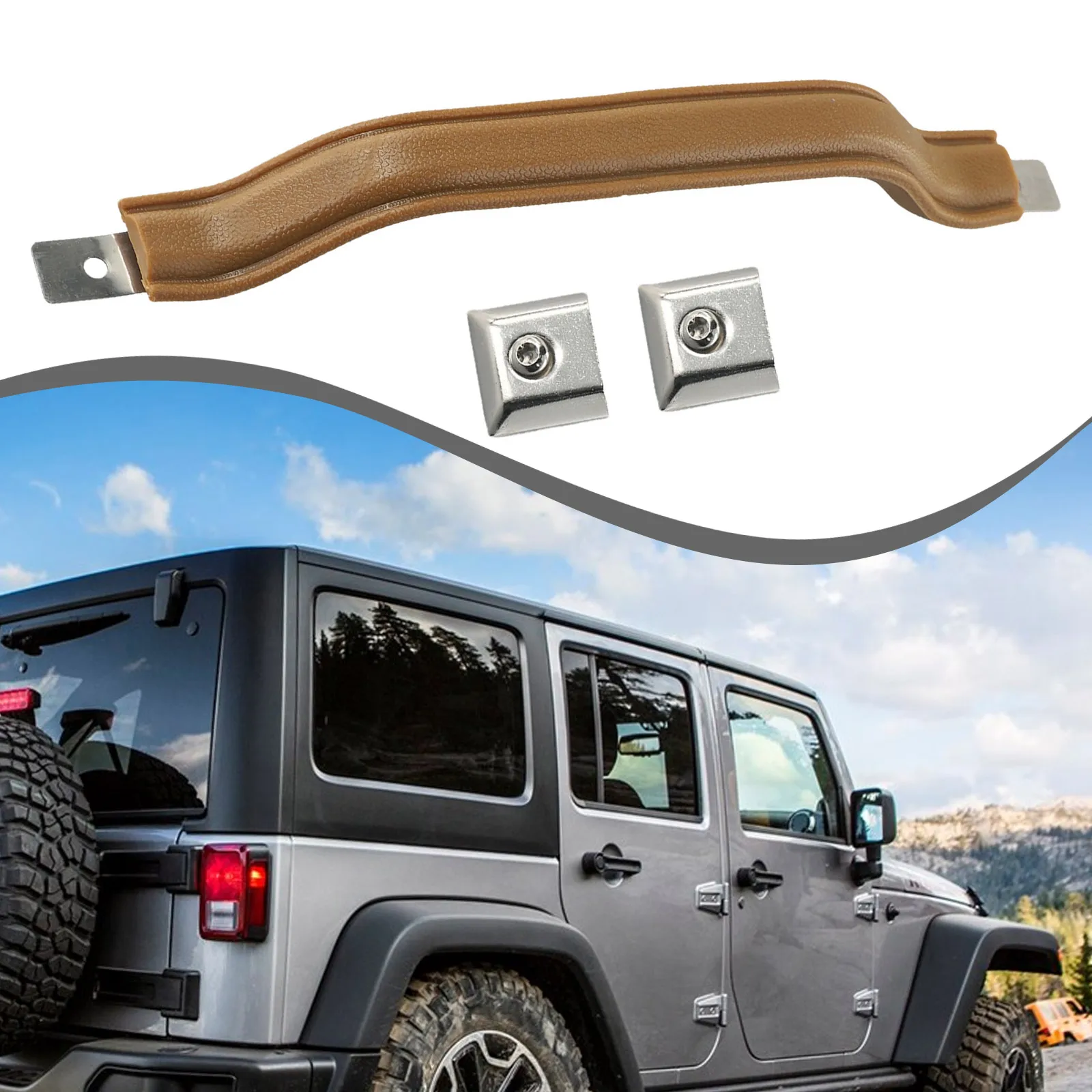 Для Jeep CJ-5 CJ-7 для Wrangler YJ внутренняя дверная ручка Pull Strap 55009801K Прямая замена