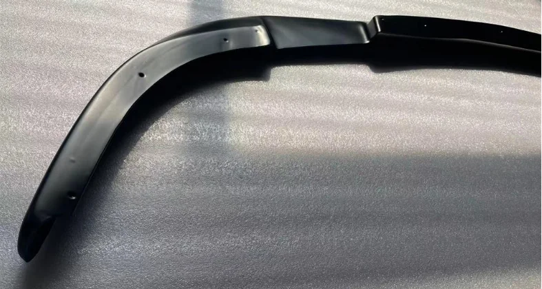 Высококачественный АБС-пластик черный материал передний бампер для Chevrolet Corvette C6