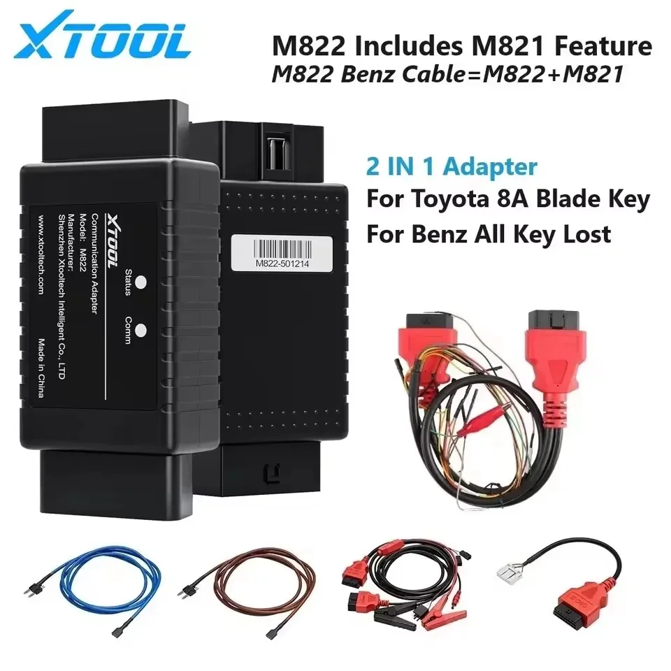 Фото XTOOL X100MAX Полный комплект программатора ключей для восстановления при полной утере ключей с KC501, KS1, SK1, M822 №4