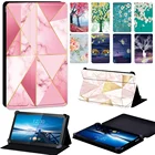 Новый чехол для планшета Lenovo Tab M10Tab M8Tab E7Tab M10 PlusTab P11Yoga Book 10,1 дюйма, Универсальный кожаный защитный чехол-подставка