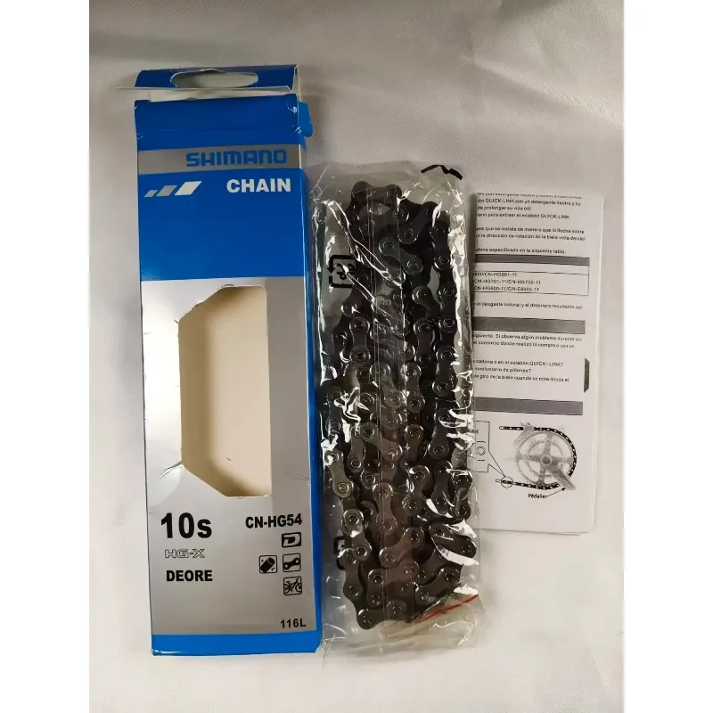 Цепь Shimano Deore CN-HG54 10-скоростная, 116 звеньев, для горных, шоссейных и электровелосипедов, замена для трансмиссии (art.: 3920dbefc4b34) - 3920dbefc4b34