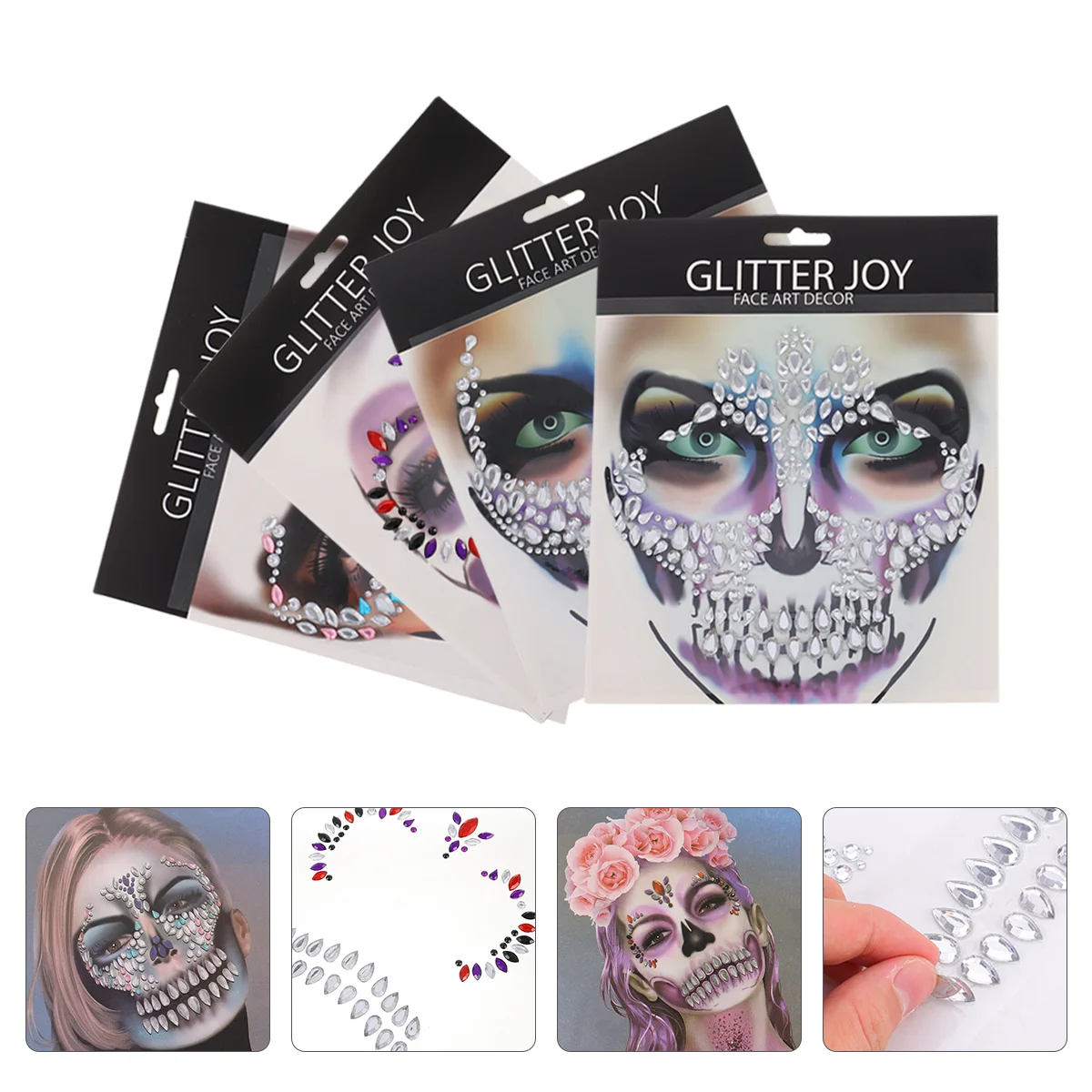 

Face Jewels Makeup Body Rhinestonesgemsrainbowaccessories Stickrave Jewelrystickers