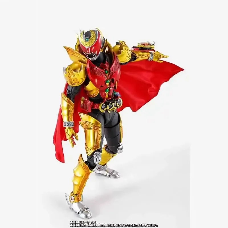 Фото В наличии Оригинальная фигурка SHF Bandai Bone Sculpture Real Kamen Rider Kiva Demon King Form, модель, игрушка-фигурка №3