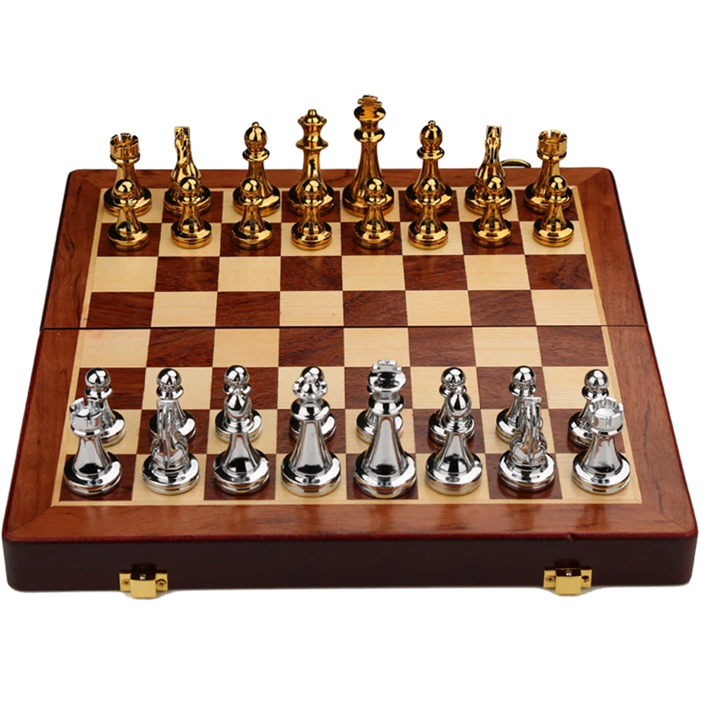 

Medieval Luxury Chess Set Chessboard International Chess Pieces Family Playing Game Toys for Teaching Competition Chess Sets