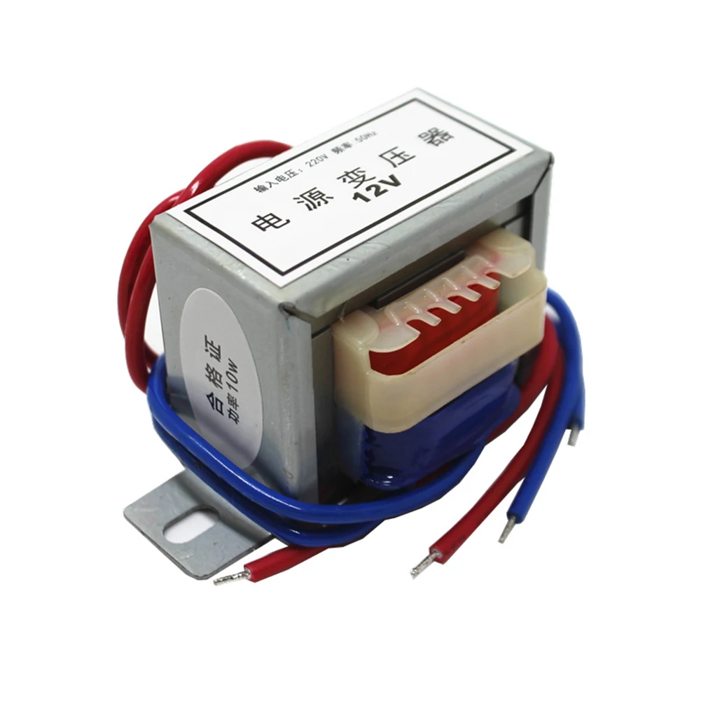 1 шт. 10 Вт силовой трансформатор EI48 вход 220 В выход 12 В-0-12 24 В-0-24 напряжения