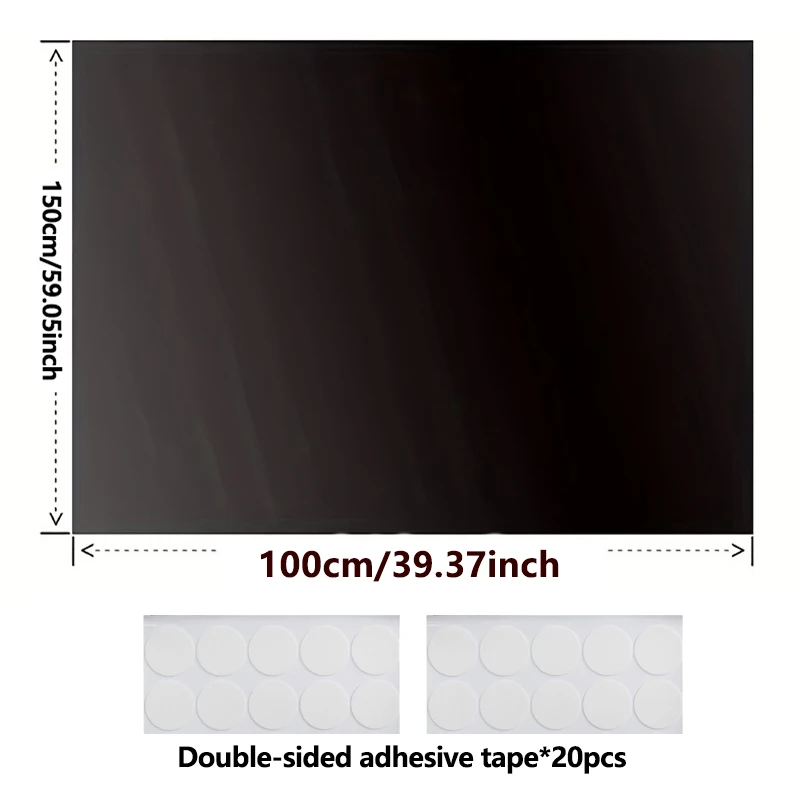 

Самостоятельная светонепроницаемая пленка-штора для окна 100% полиэстер 95-98% затемнение