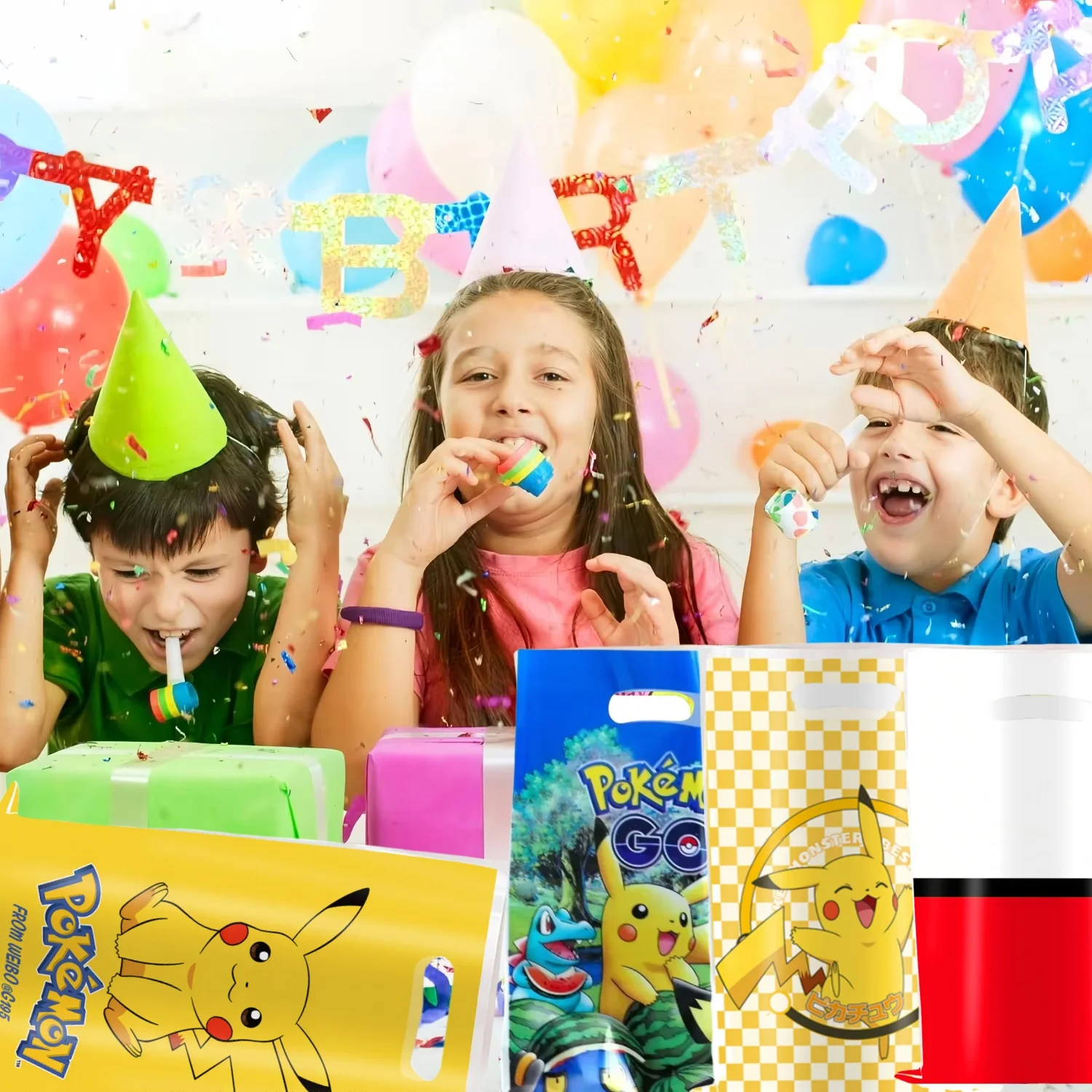 Pikachu День рождения подарочный пакет Pokemon фигуры Покемоны подарочный пакет Pikachu Candy Bag упаковывает раздача для вечеринки для вечеринки гостевые подарки Pokemon (art.: 3920cd3dc6b99) - 3920cd3dc6b99