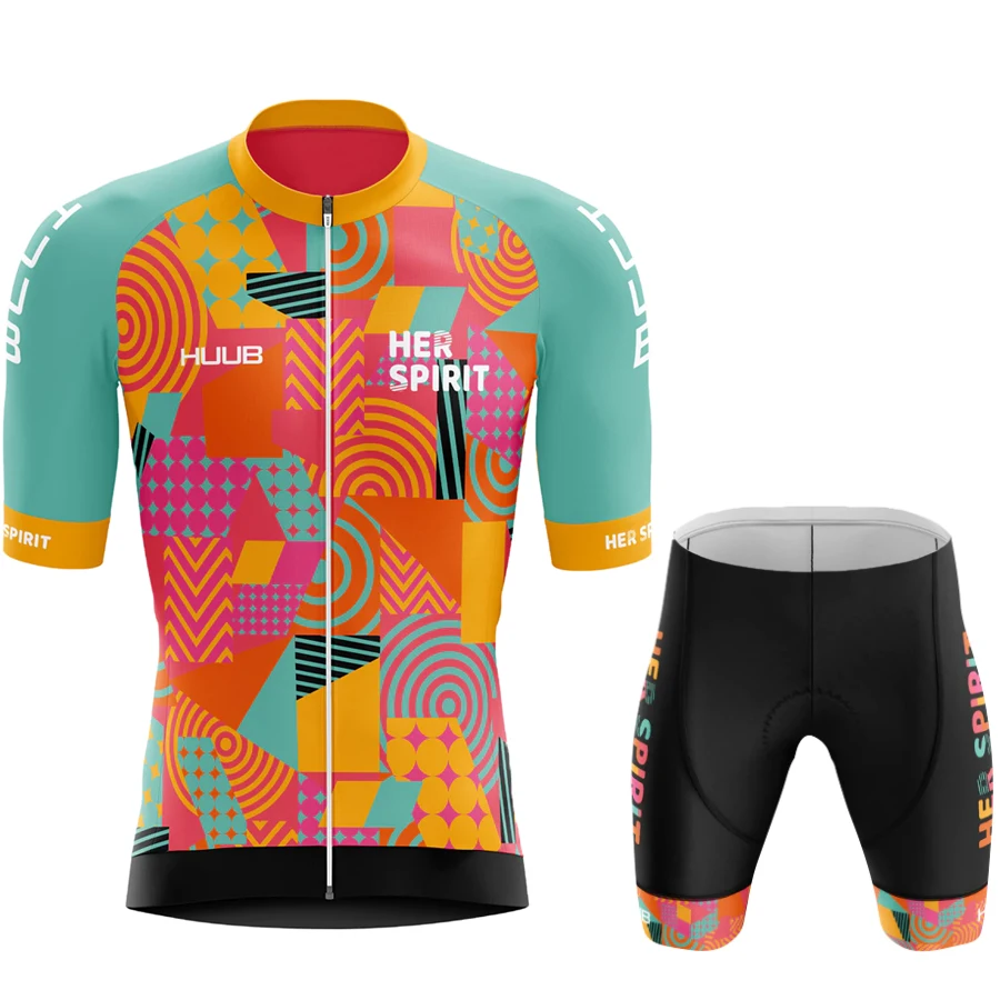 2022 HUUB Мужская одежда для велоспорта лучшая Радужная команда Велоспорт Джерси с