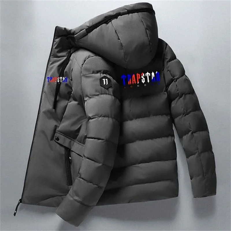 Autumn and Winter 2022 Fashion TRAPSTAR Casual Warm Hooded Jacket Waterproof Wind proof Breathable Jacket