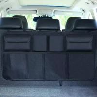 2022 car trunk organizer adjustable backseat bag net high capacity multi use oxford automobile seat back organizers universal