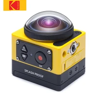 kodak pixpro sp360 action camera camera for youtube video 360 action camera 1080p wifi nfc ios support