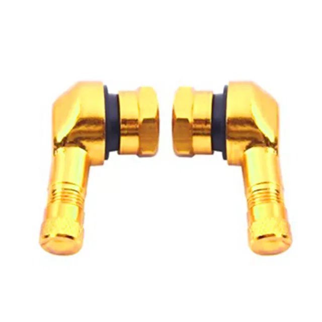 

2PCS Motorcycle Rim Tire Wheels Spare Parts Valve Elbow 90 Degree Angle Motorbike Wheel Tire Tubeless Valve Stems Rim Wheel Part