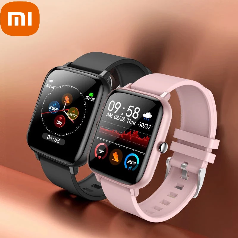 

xiaomi Fashion Men Smart Watch Women Heart Rate Blood Pressure Bluetooth Call Sport Watch Men Woman Waterproof Smartwatch Men