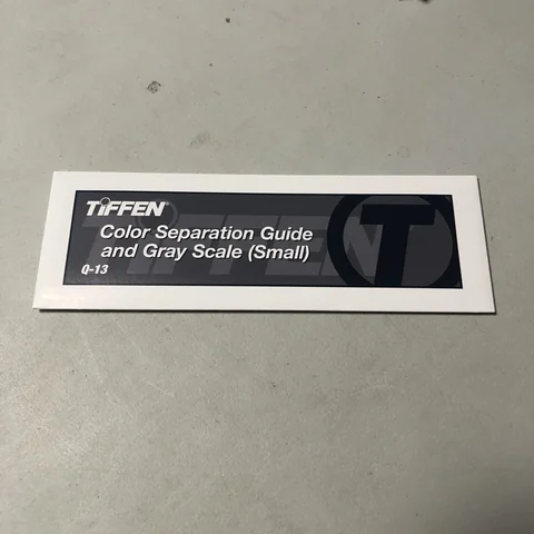 Tiffen Q-13 Руководство по разделению цветов