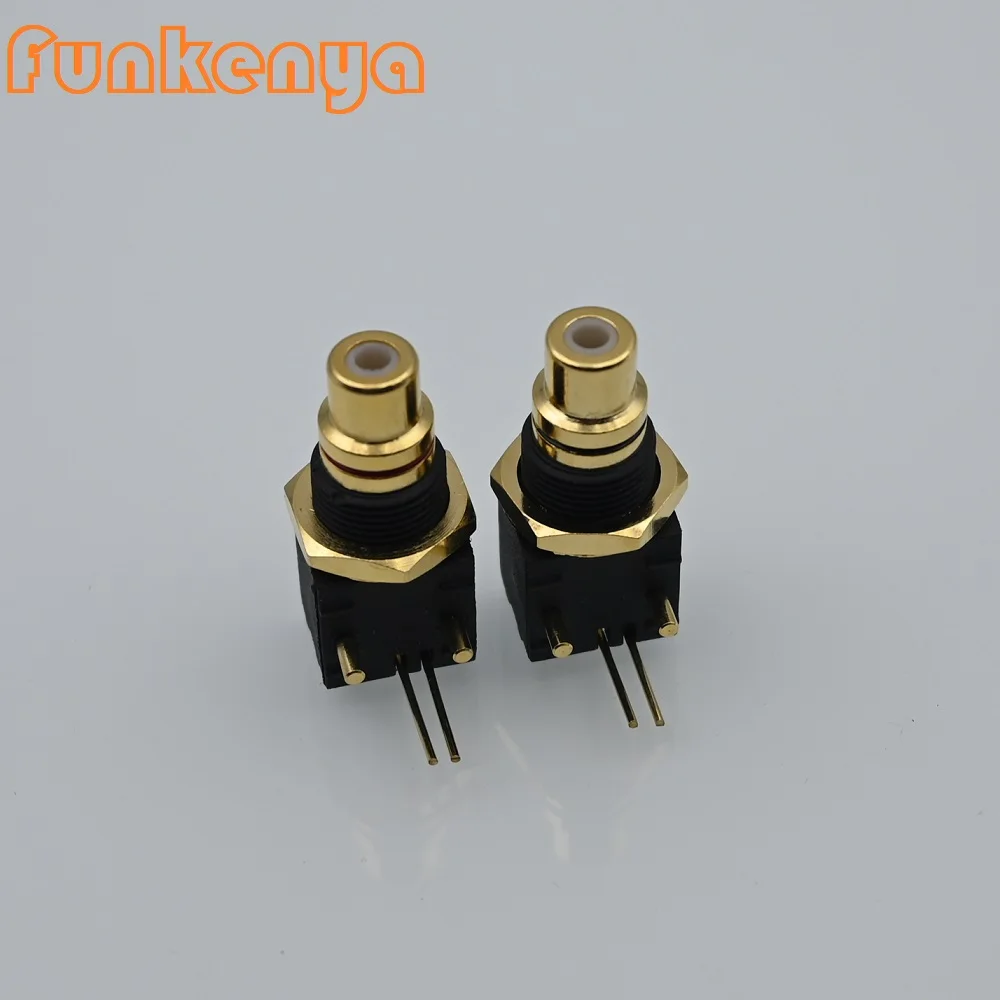 

Gold Plated RCA Seat Turntable DAC Decoder Digital Coaxial PCB Plate Scoket Plug Connector