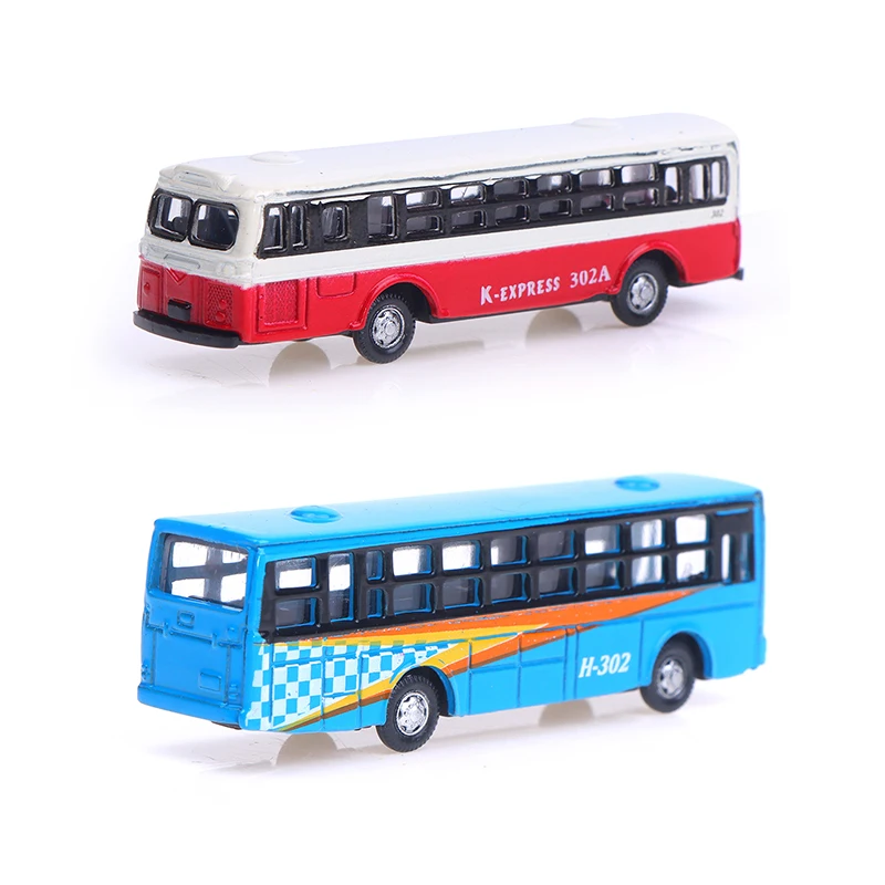 Масштаб 1/150 металлическая миниатюрная модель автобуса для