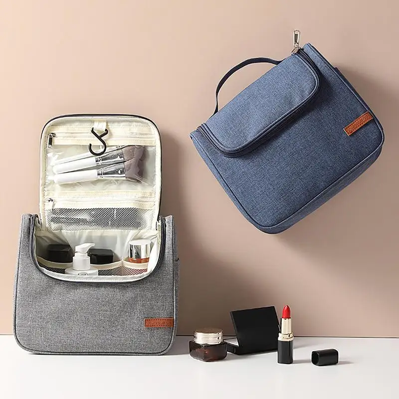 

Men Necessaries Hanging Make Up Bag Large Capacity Toiletry Storage Bag For Men Cosmetic Neceser Hanging Bathroom Wash Bag