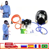 safety gas mask three in one 6800 full face gas mask respirator hot function supplied air fed industry respirator system