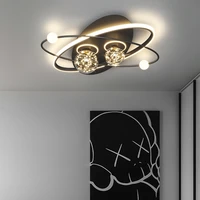 nordic atmospheric light luxury living room led ceiling lights modern minimalist circle all copper dining table bedroom lights