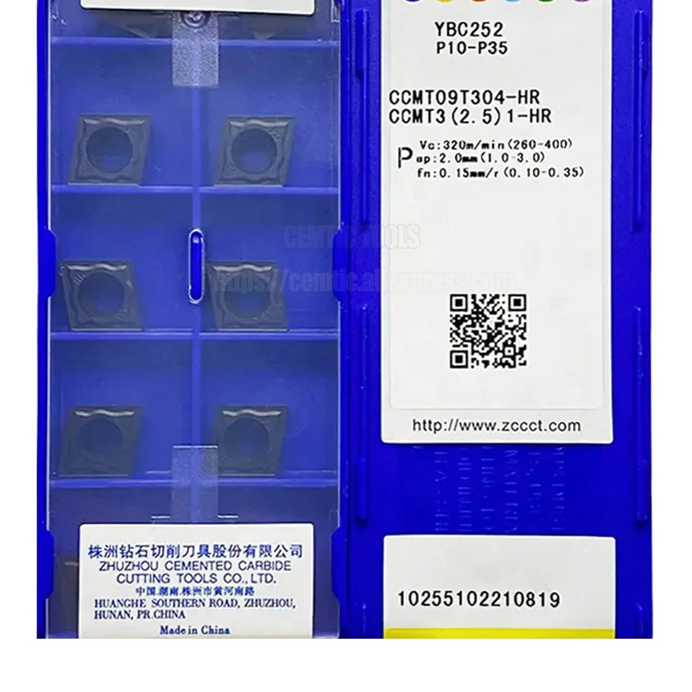 

ZCC CNC лезвие из сплава YBC252 CCMT09T304-HR YBD152