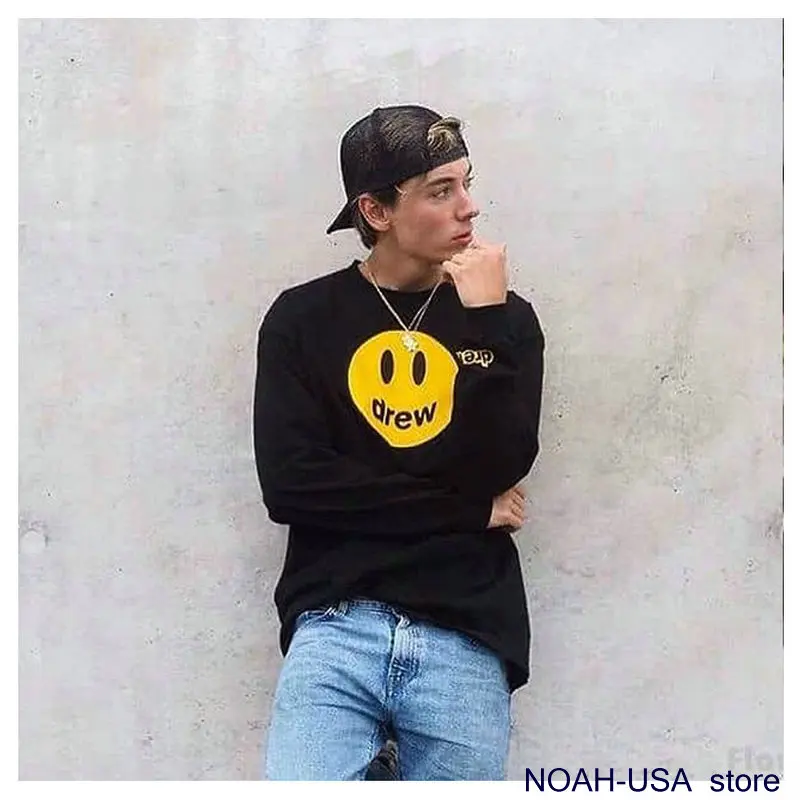 DREW Sweater Hoodie 100% Cotton Long 
