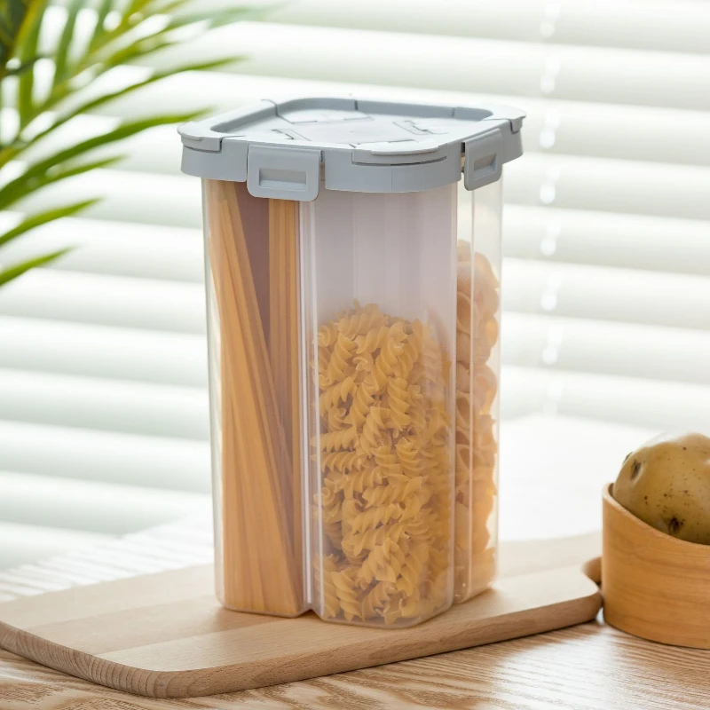 

Food Grade Plastic Sealed Jar for Convenient Kitchen Storage of Grain Noodles