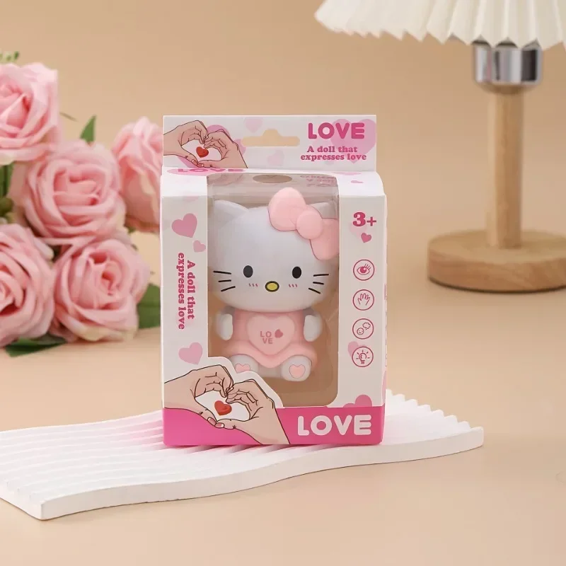 Sanrio Hello Kitty ночник милый мультфильм KT Cat люминесцентные говорящие игрушки
