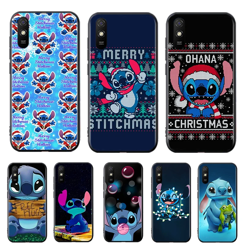 

Disney Cartoon Animation Lilo Stitch Redmi S2 Y2 6 6A 5 5A 4X 9i 9T 9A 9C 9 8A 8 GO 7 7A Prime Pro Plus Black Soft Phone Case