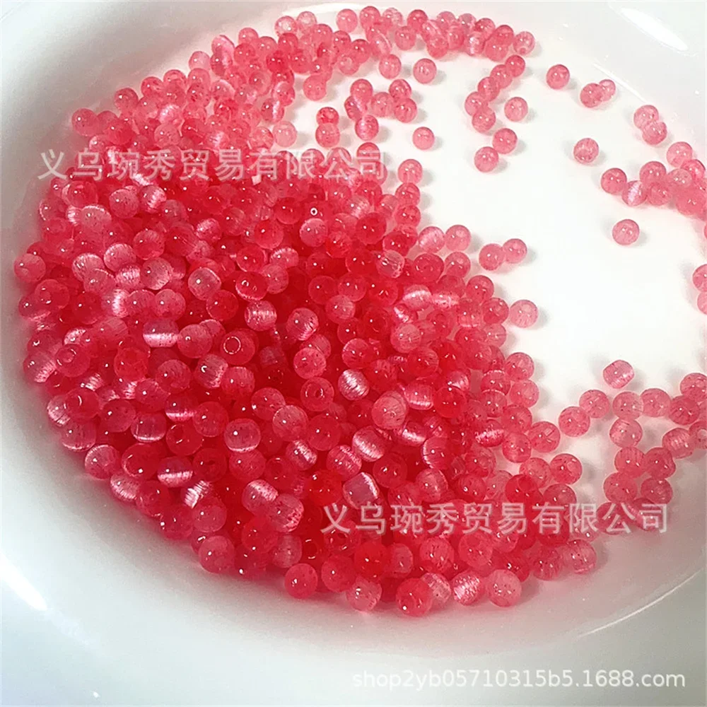 Бусины для рукоделия размер 4 мм цвет в ассортименте