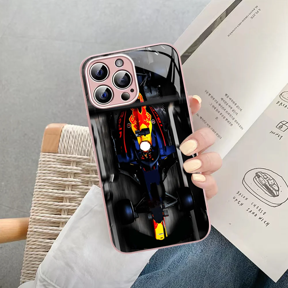 Чехол для телефона Schumacher Formula 1 F1 iPhone 14 13 12 Mini 11 Pro XS Max X XR Plus чехол из закаленного