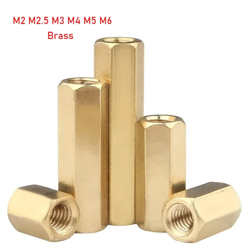 

Латунные шестигранные медные стойки M2 M2.5 M3 M4 M5 M6