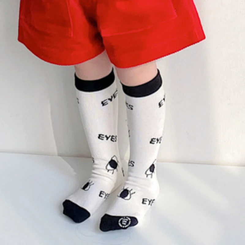 

2 Pairs Children's Socks Spring Autumn Socks Cotton Breathable Girls Socks Lovely Socks Kids Socks One Size 30cm Length