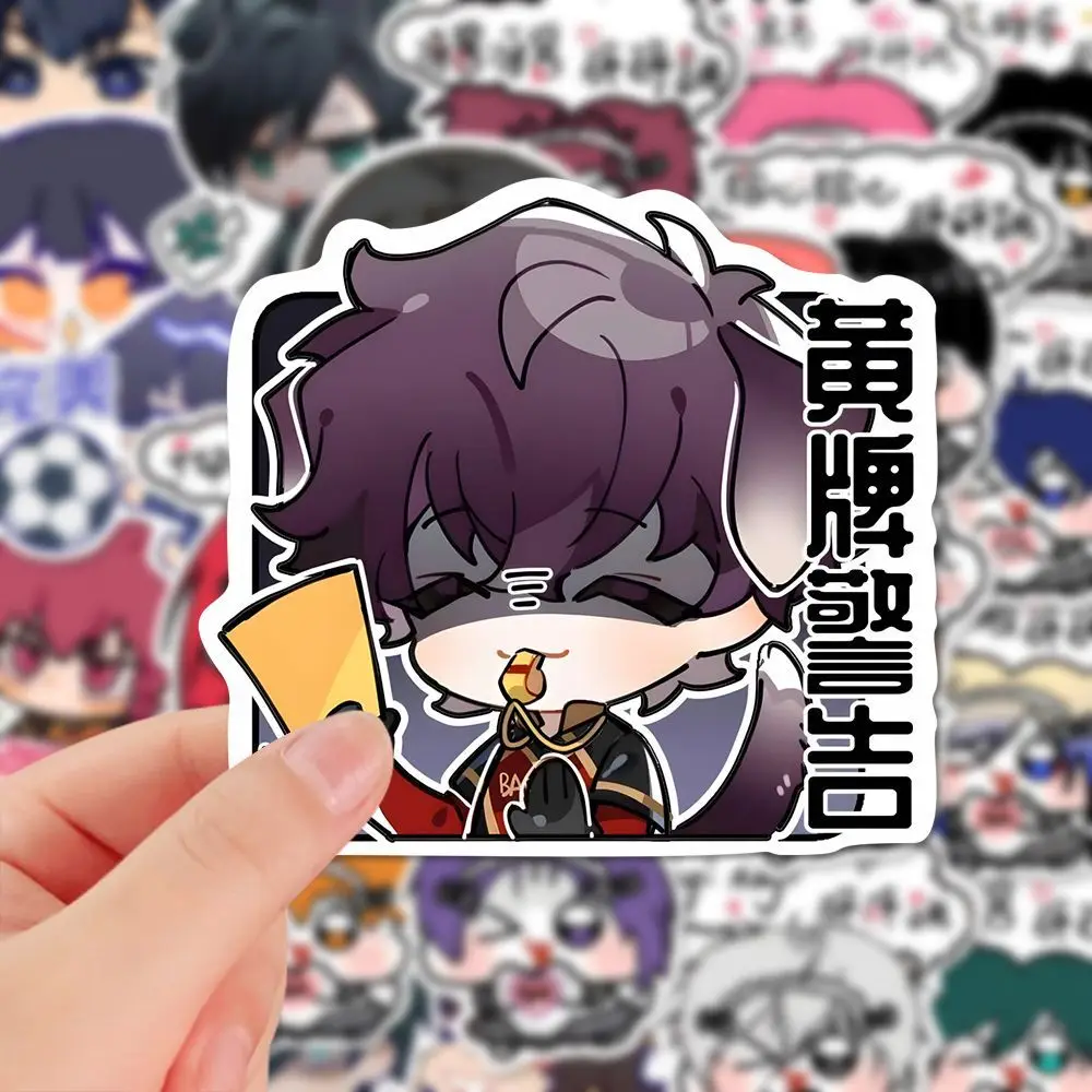 45 шт. синий замок Chigiri Hyoma аниме наклейки мультфильм граффити шлем скейтборд