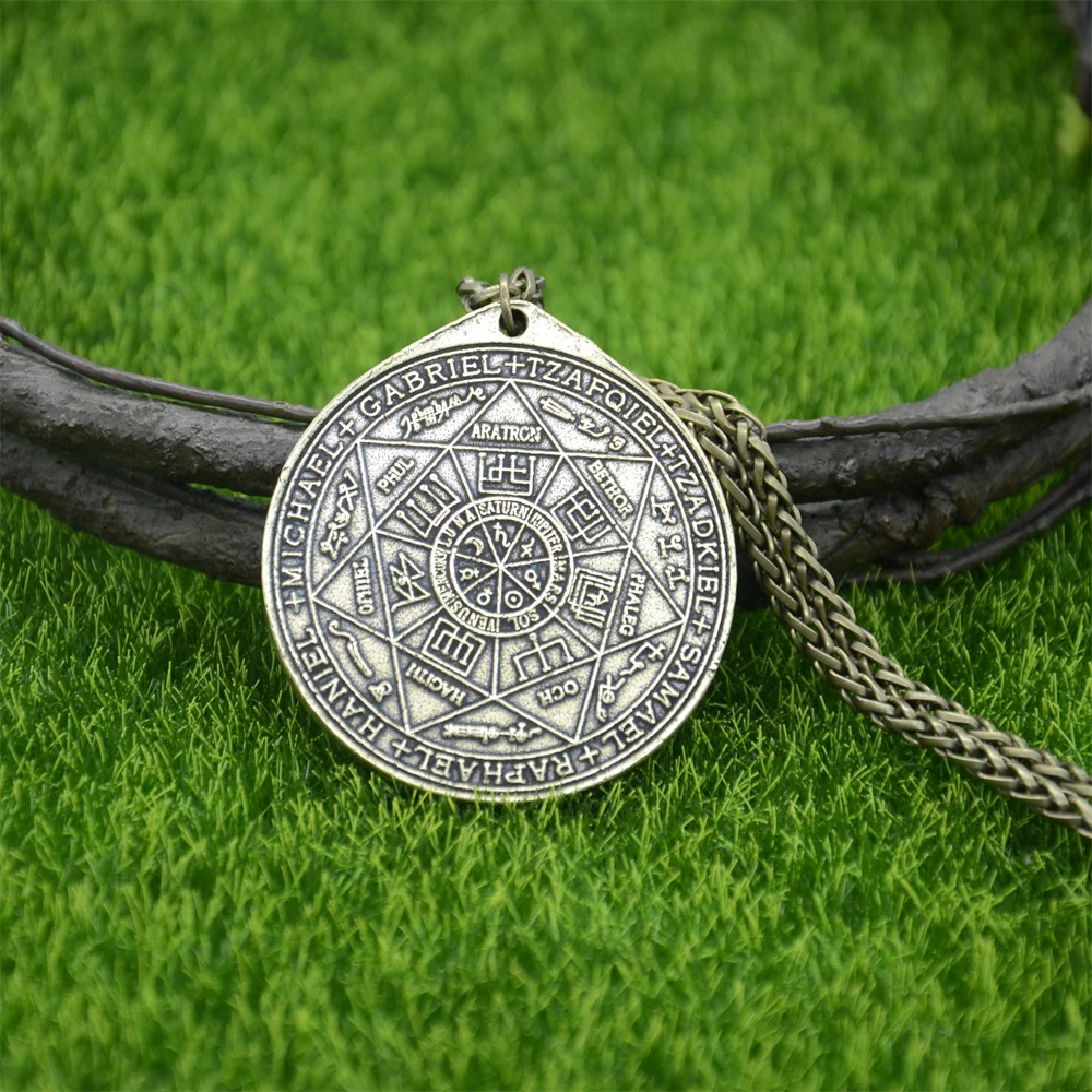 Фото Мужское ожерелье Seal Of Seven Archangel Saint Michael подвеска сигил №3