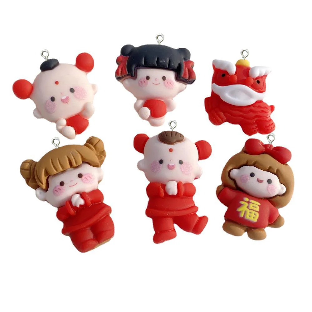 

10 шт., подвески-куклы из смолы для сережек, браслетов, ожерелий