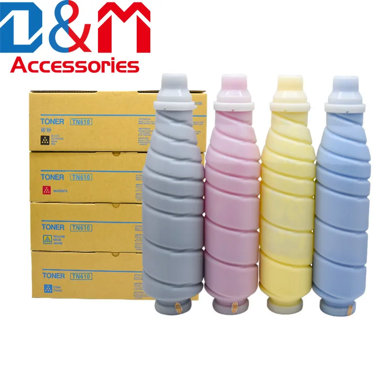 

TN610 Toner Cartridge for Konica Minolta Bizhub Pro C5500 C6500 TN-610 TN610C TN610M TN610Y TN610K TN-610 CARTRIDGES