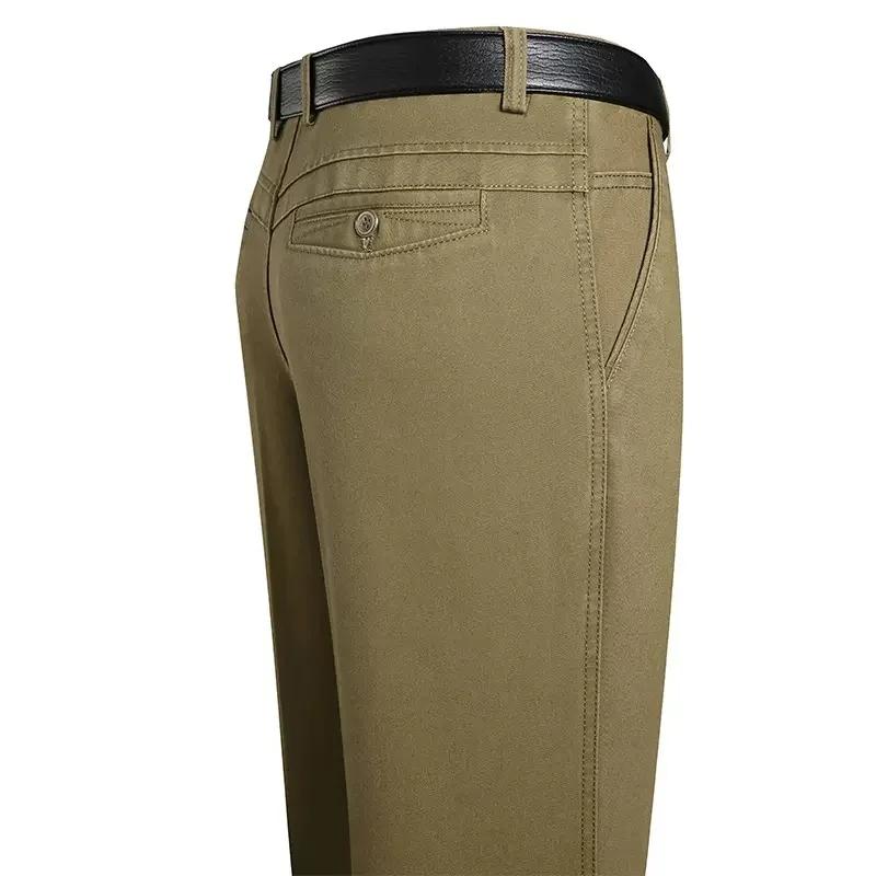 

Мужские утепленные брюки, однотонные деловые дышащие брюки в стиле смарт-кэжуал, 5 цветов, для зимы, 2023