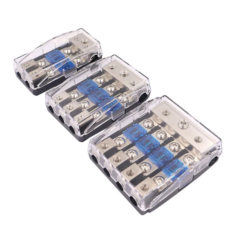 

Zinc Alloy Nickel Plating Mini Fuse Holder Stereo Audio AFS Fuse Holder Power Distribution Block Fuse Box Car Audio Modification