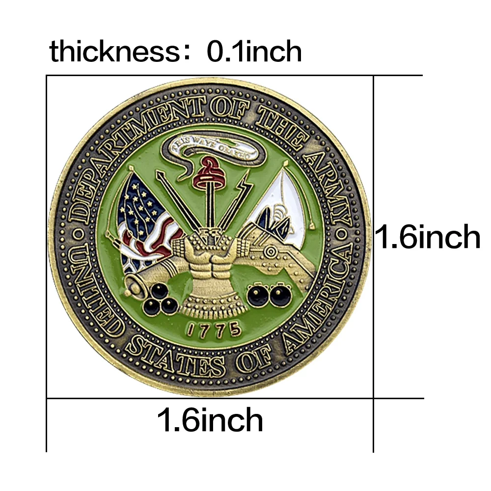 Медик армии США позолоченная монета-вызов экономия жизни наших солдат