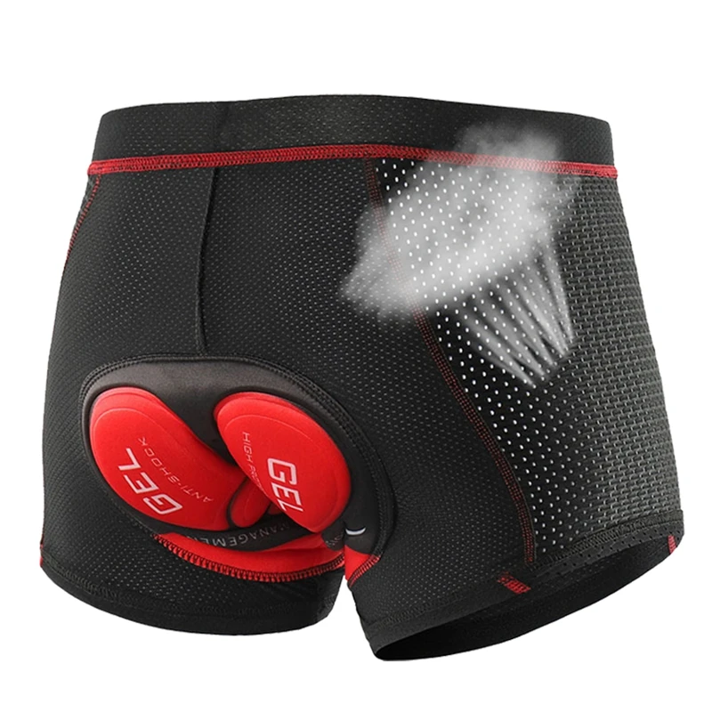 

Strava Breathable Cycling Shorts Underwear 5D Gel Pad Shockproof Bicycle Underpant MTB Road Bike Underwear Mens Cycling Shorts