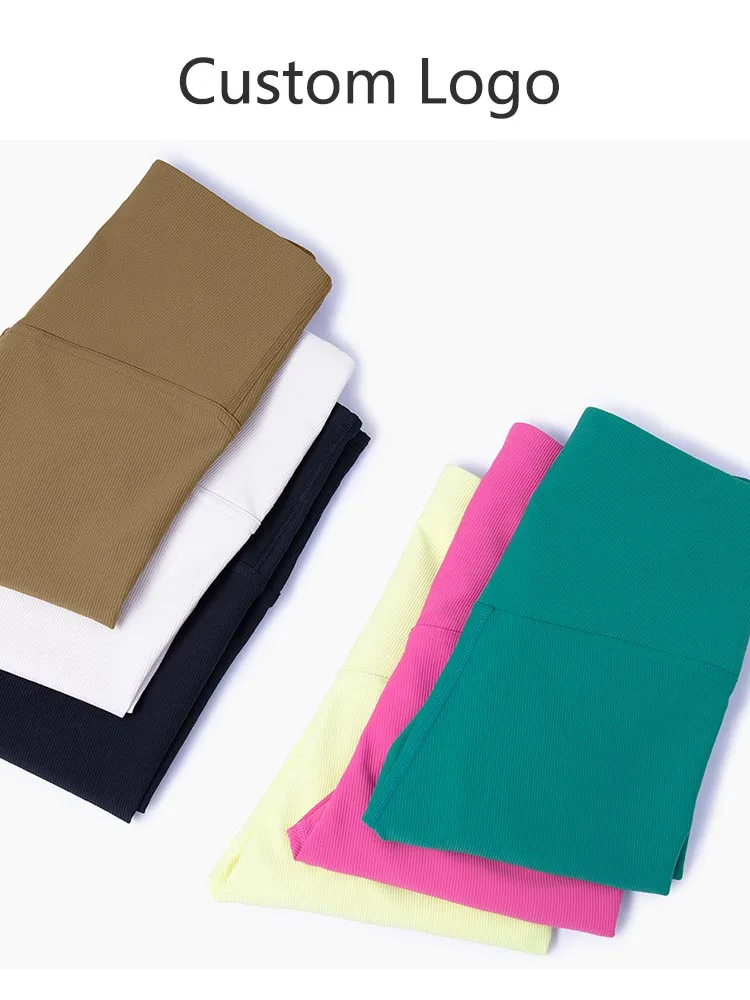 Fashion Women Sports Shorts Rib Cycling Jogging Fitness High Waist Gym Shorts Leggings Push Up Yoga Clothing Gym Running Shorts