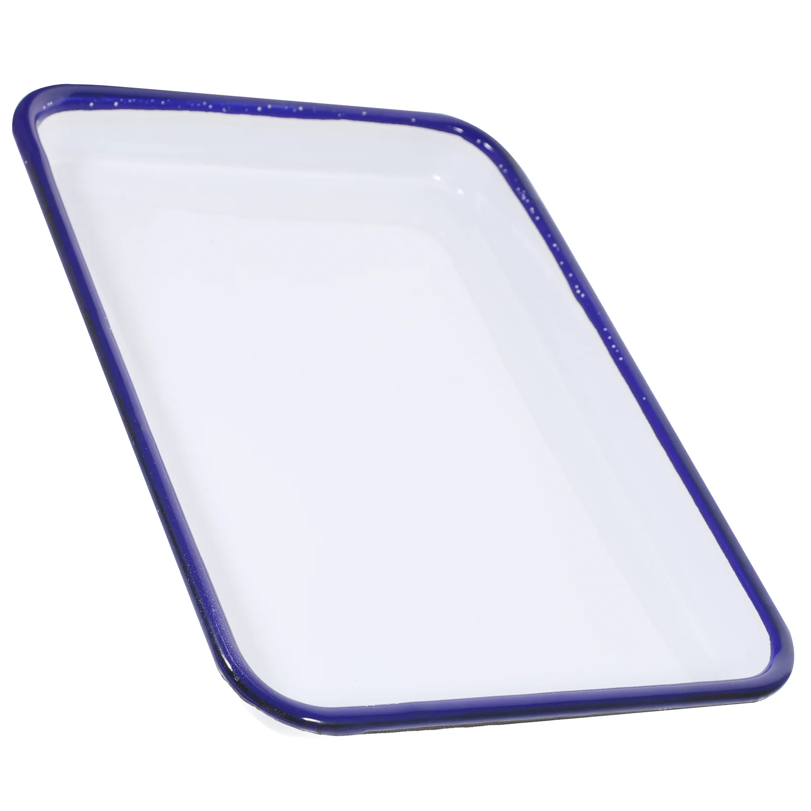 

Enamel Plate Tray Pan Bowl Plates Saladserving Baking Platter Dish Kitchen Dinner Fruit Porcelain Retro Pasta Vegetables Snacks