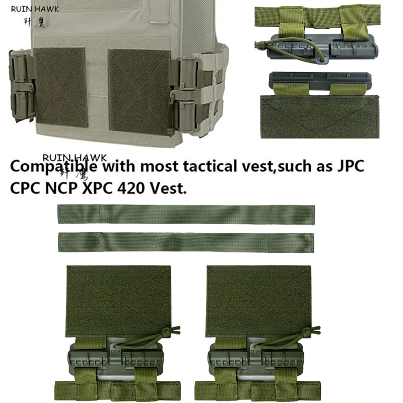

Tactical MOLLE Quick Removal Buckle Set Release System Kit For JPC CPC 6094 Carrier Vest Airsoft Military Hunting Accessories